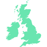 UK Ireland map
